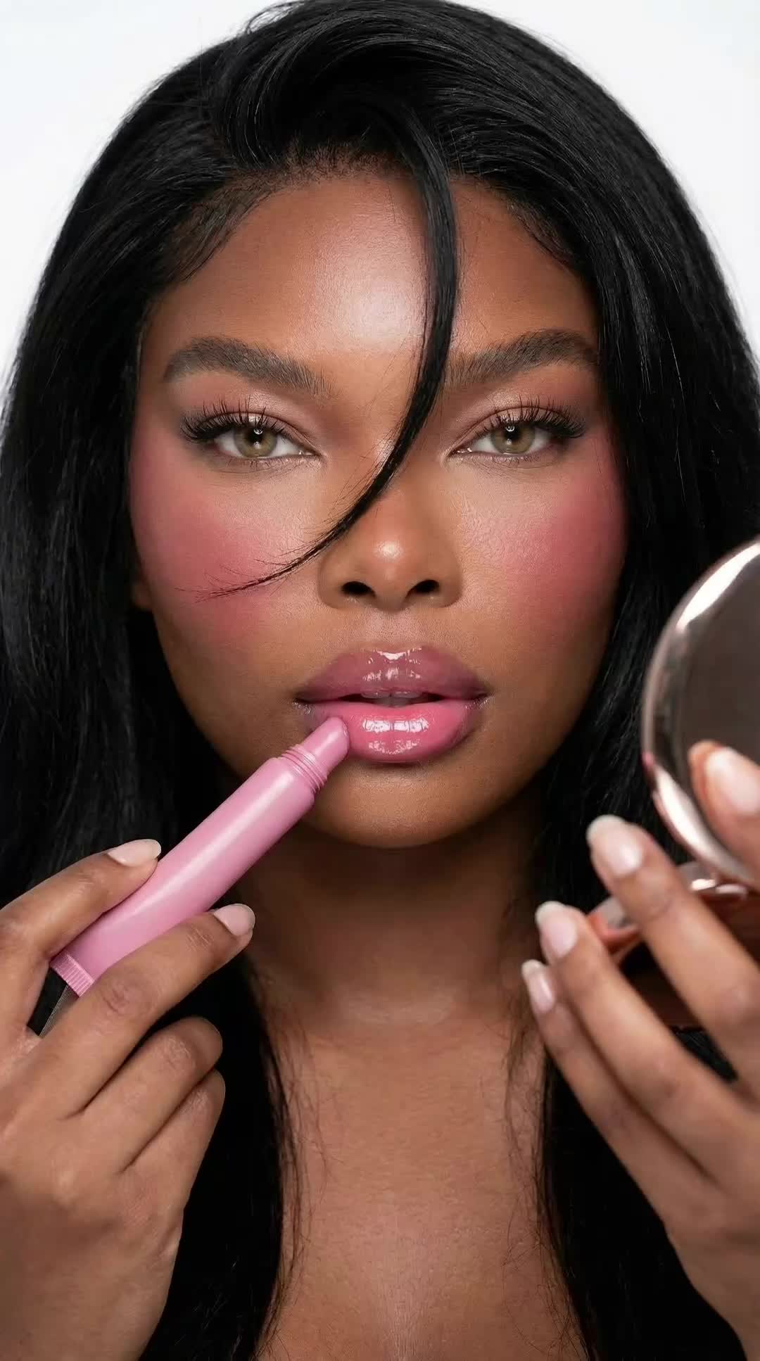 Pink Gloss Mirror