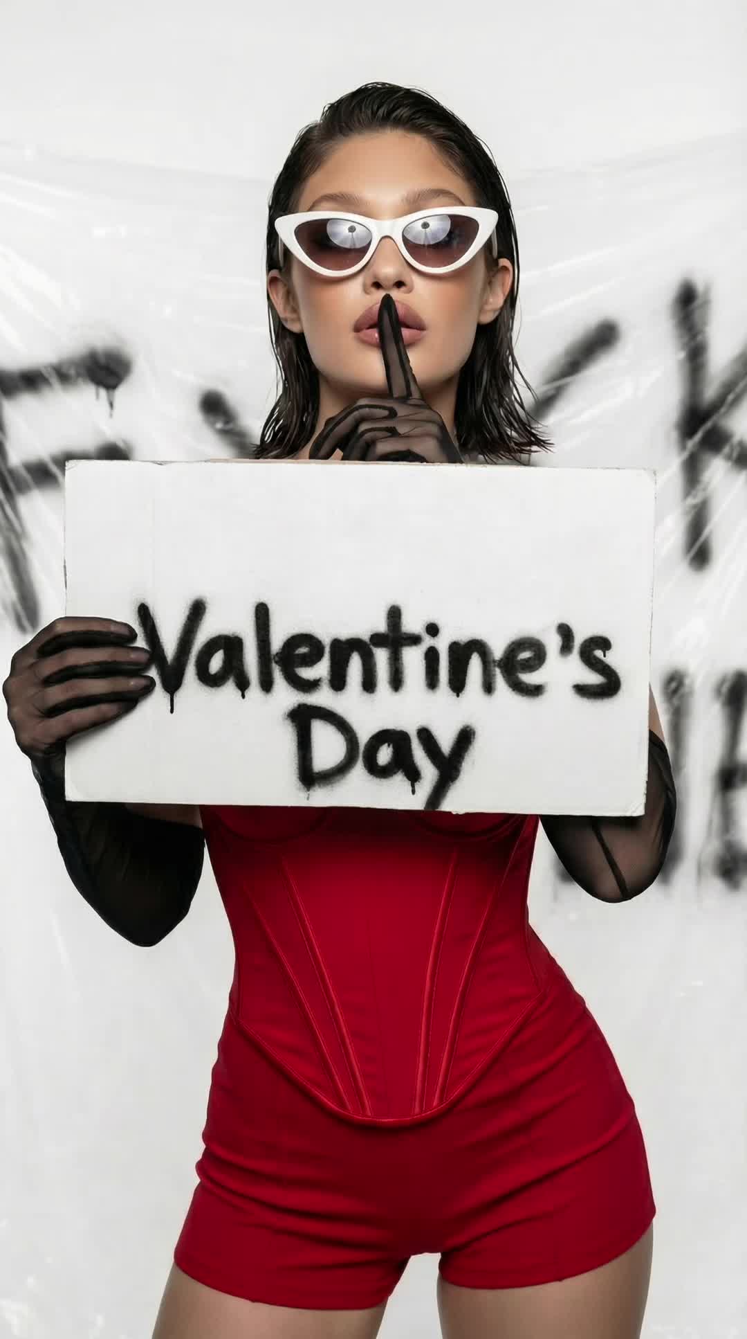Valentine Hush Card
