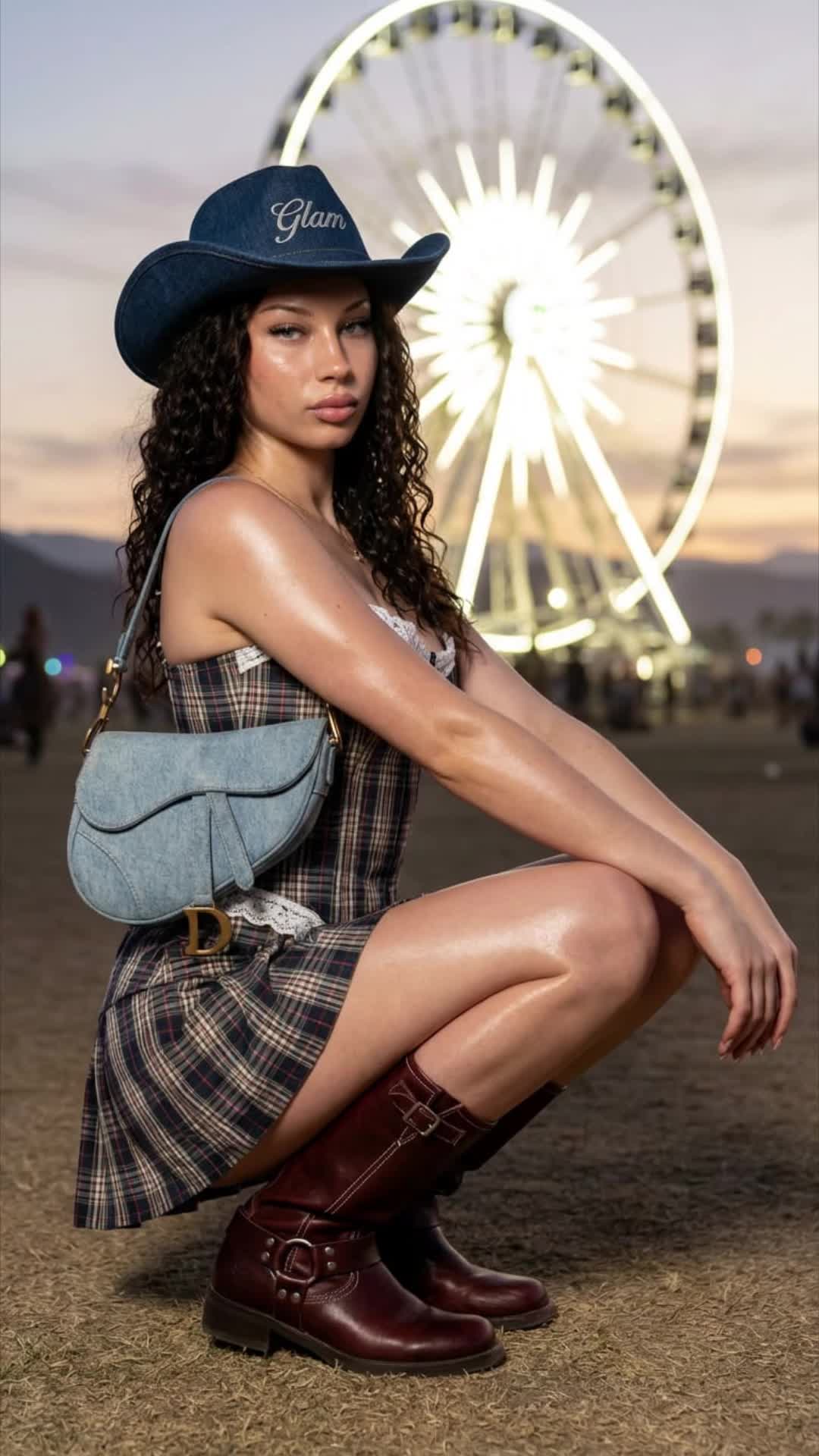 Festival Denim Crouch