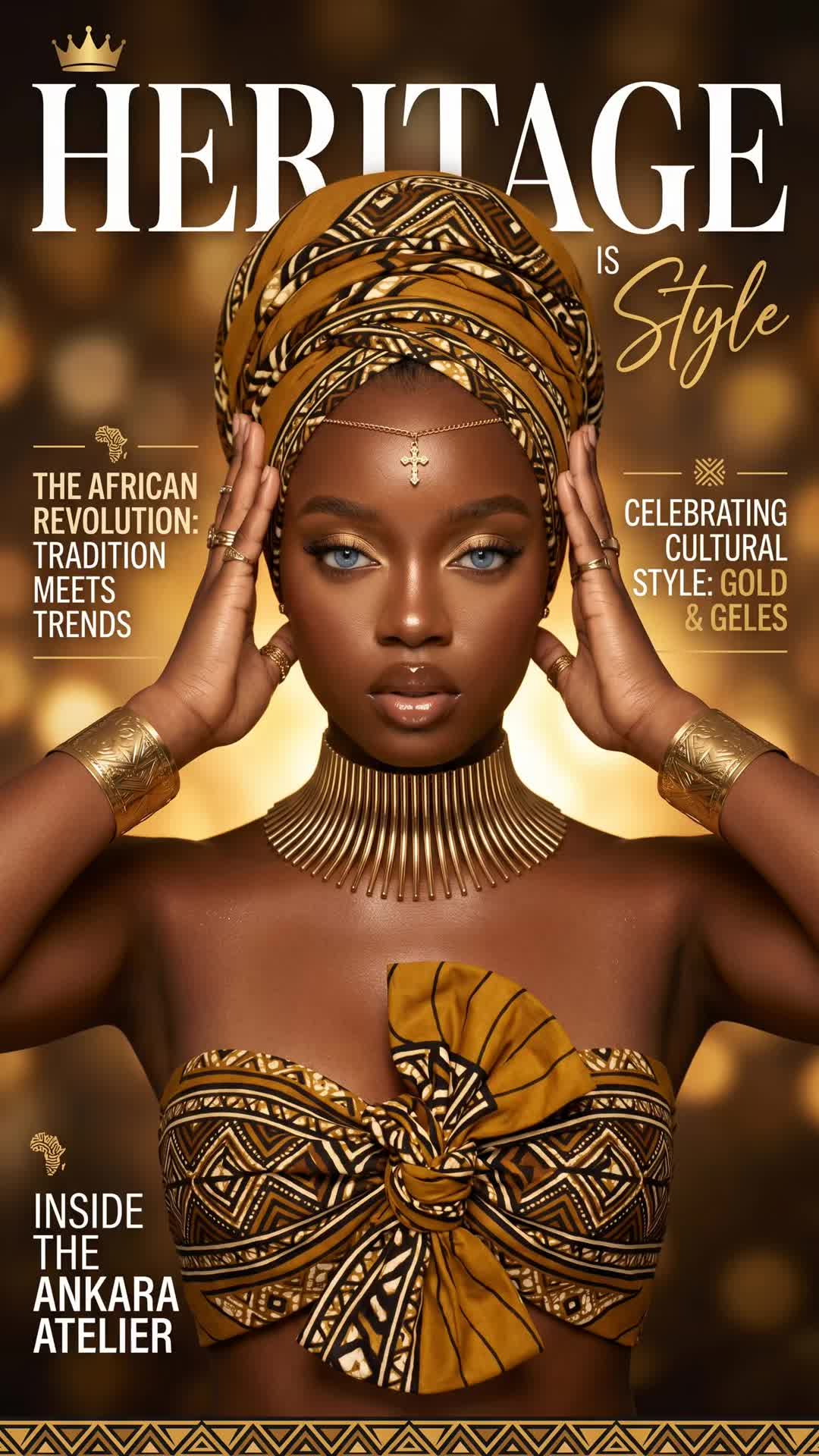 Gold Headwrap Studio