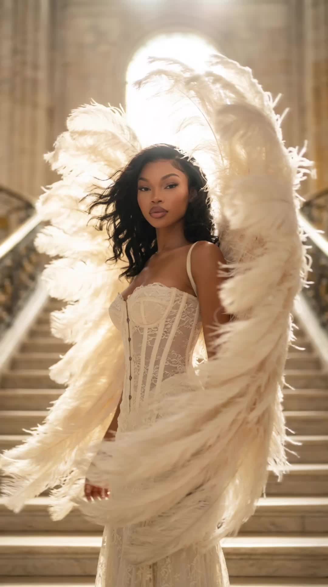 Staircase Feather Wings