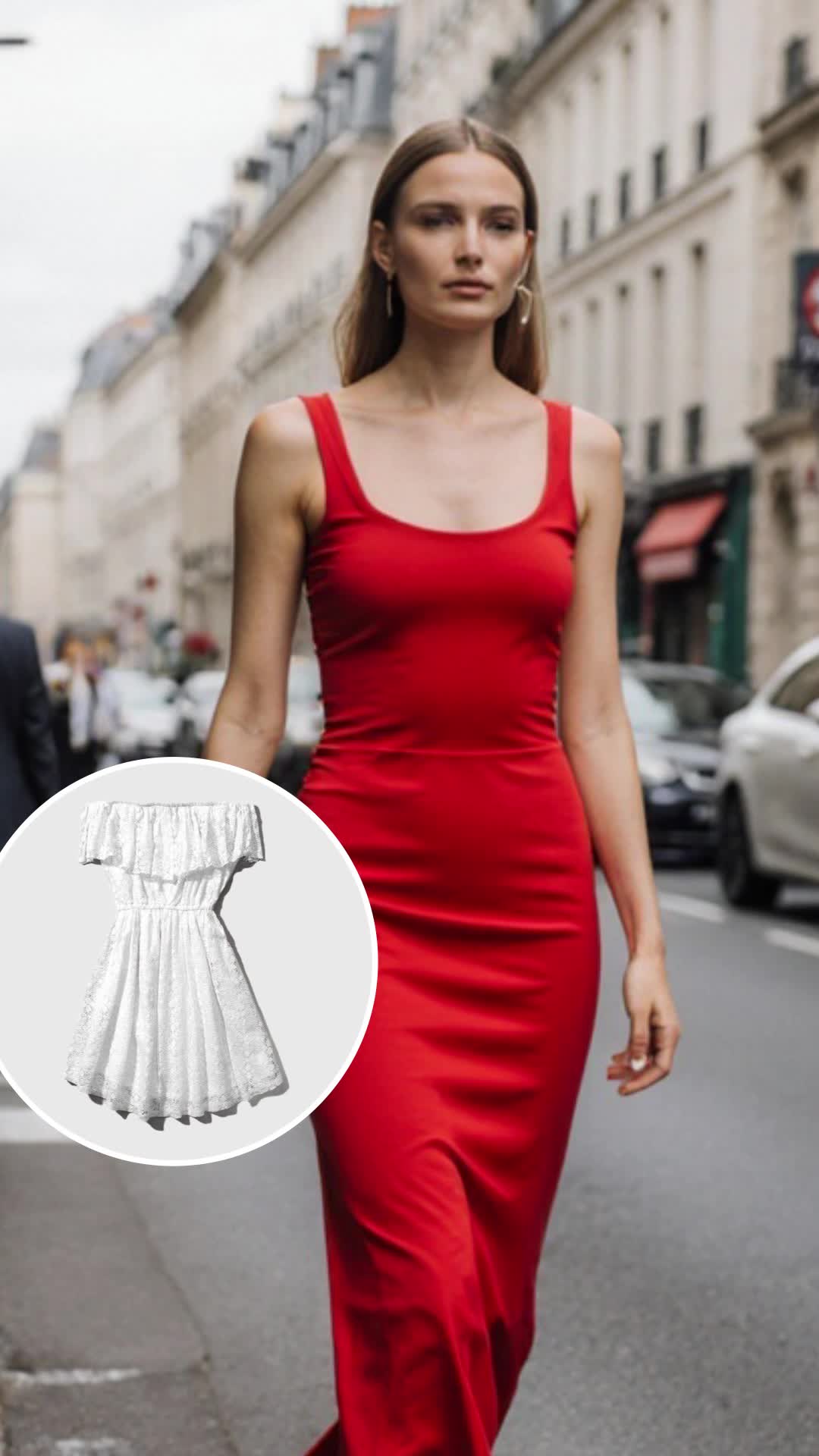 Red Street Try-On