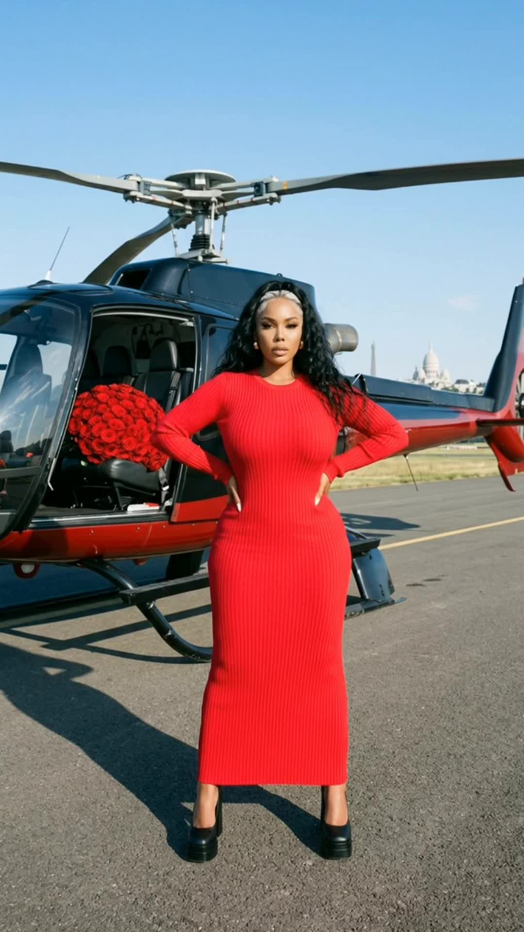 Tarmac Red Heli