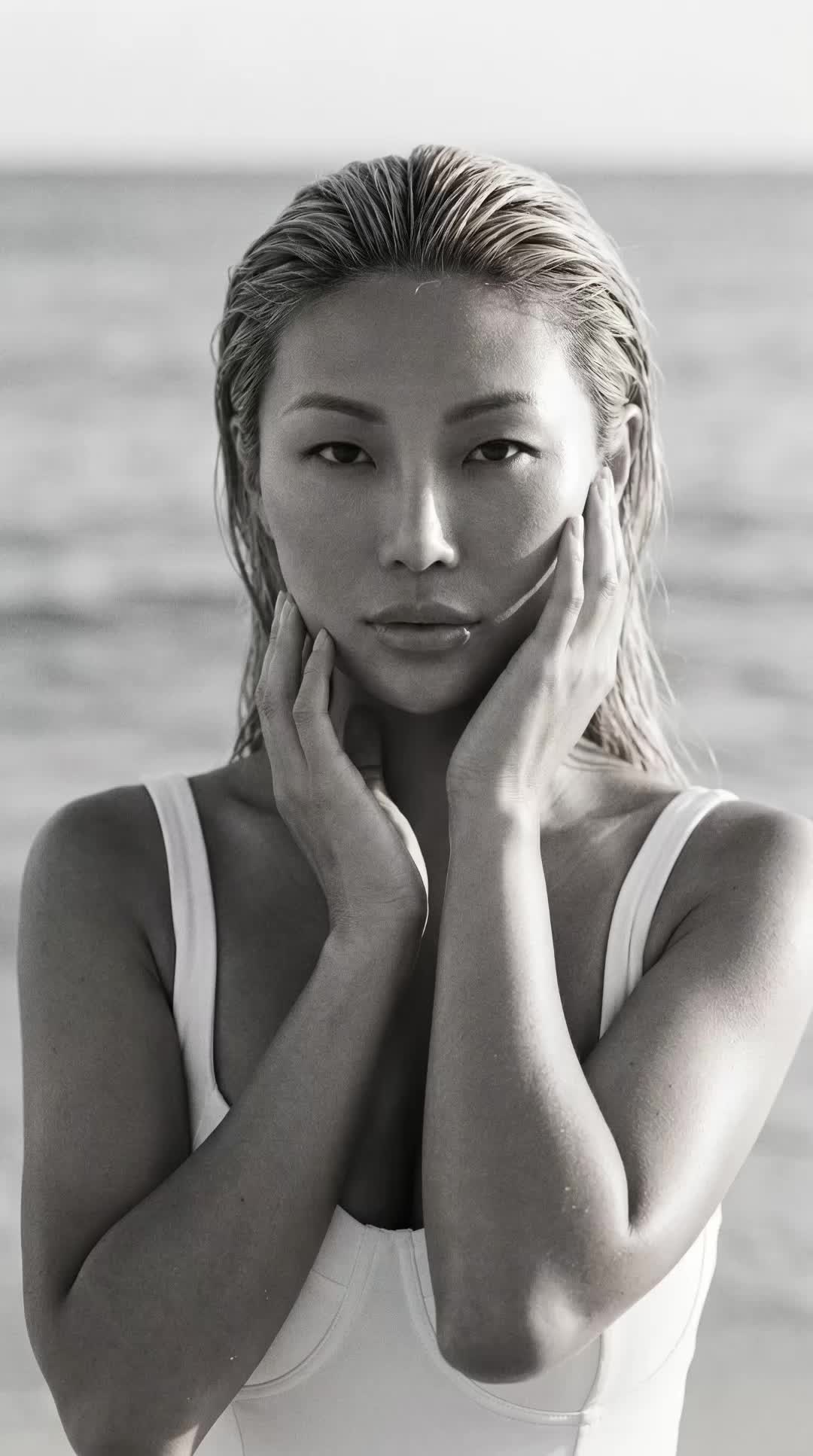 Monochrome Beach Hands
