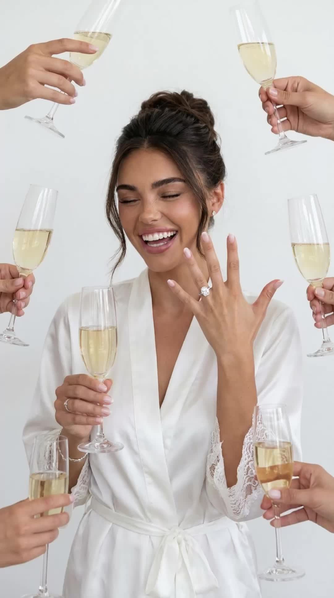 Robe Champagne Toast