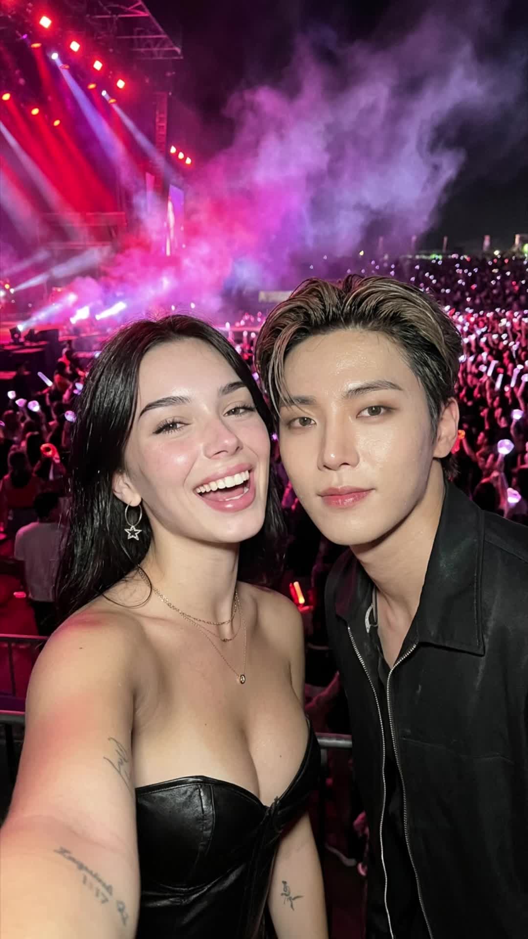 Concert Side Selfie