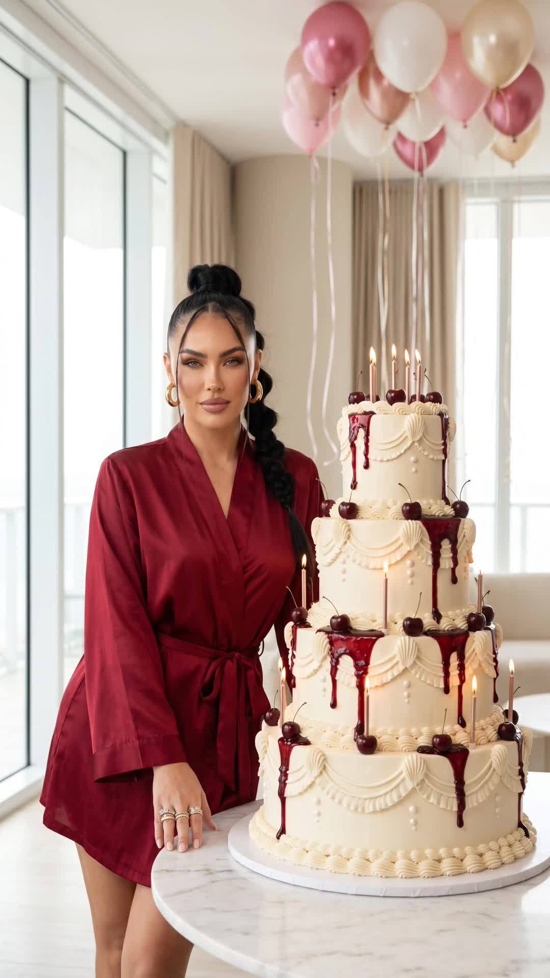 Cherry Cake Robe