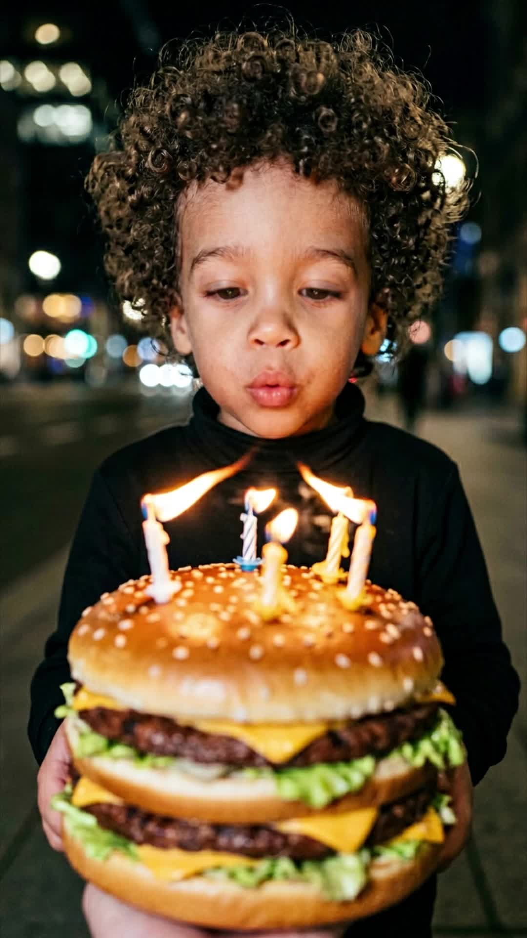 Five-Candle Burger