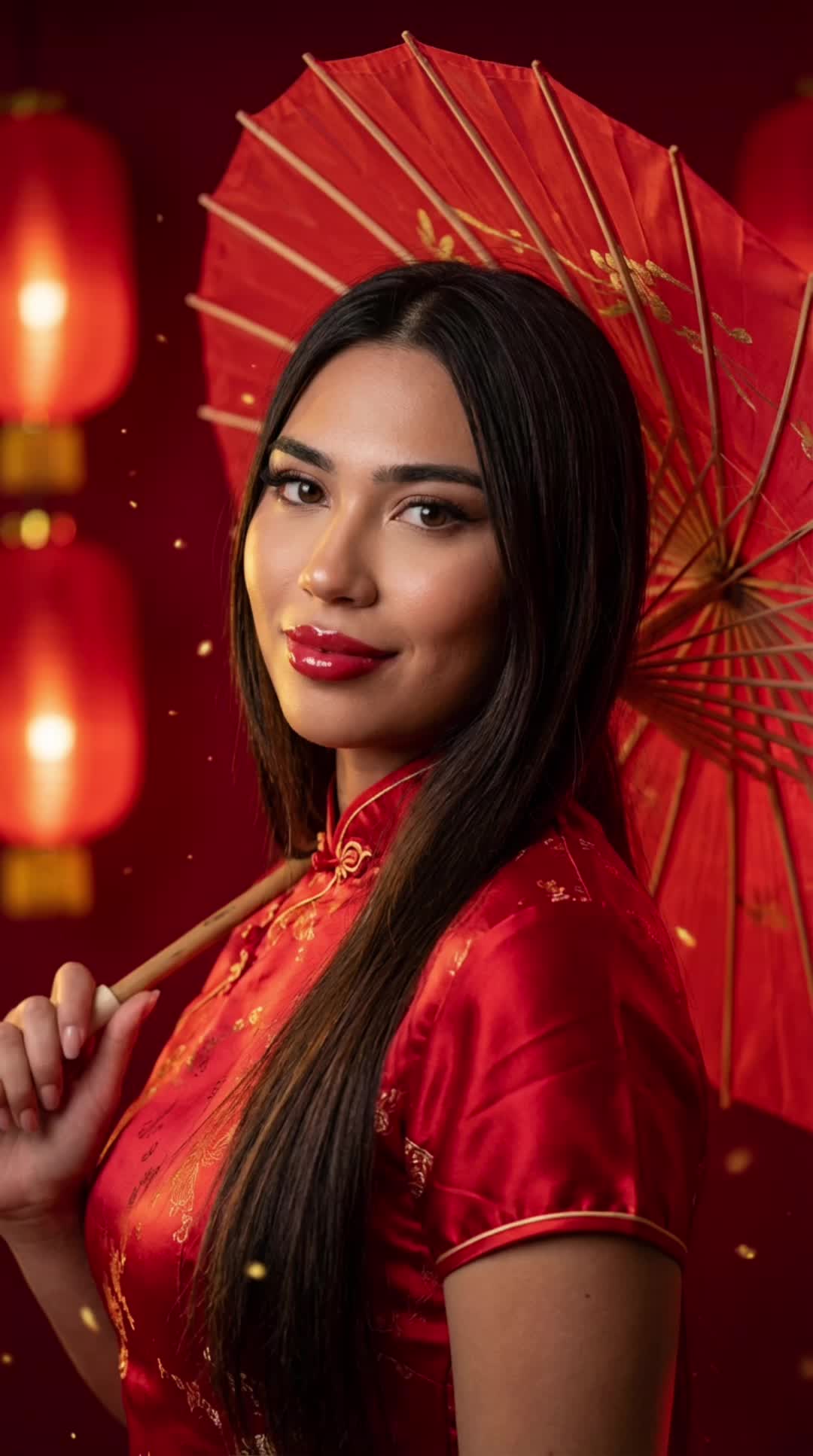 Red Umbrella Lanterns