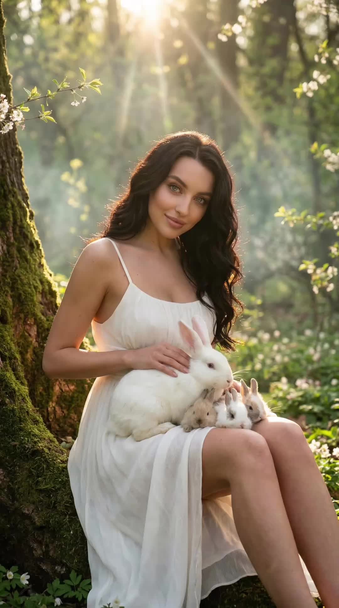Forest Rabbit Lap