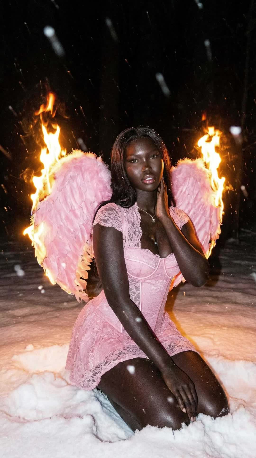 Burning Pink Wings