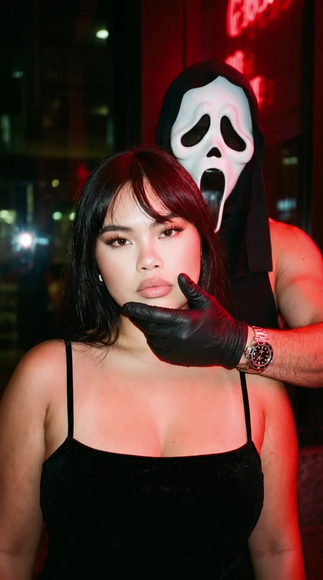 Neon Mask Behind