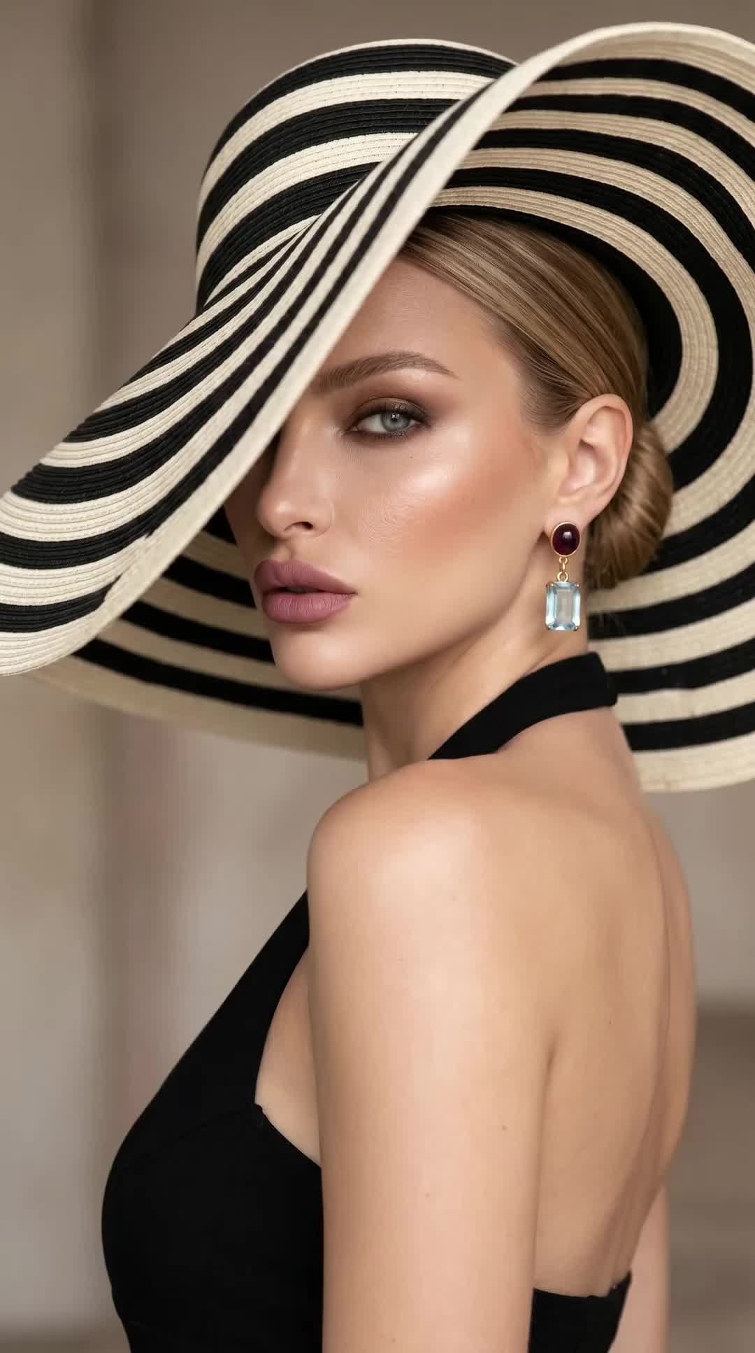 Striped Sun Hat