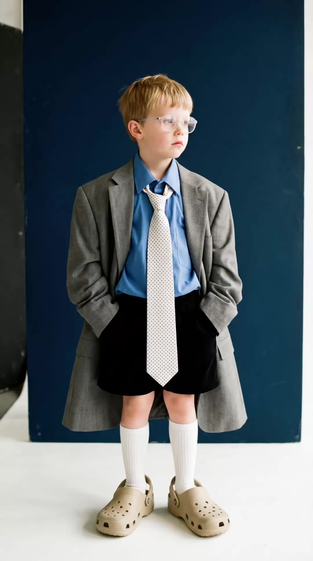 Oversize Jacket Clogs