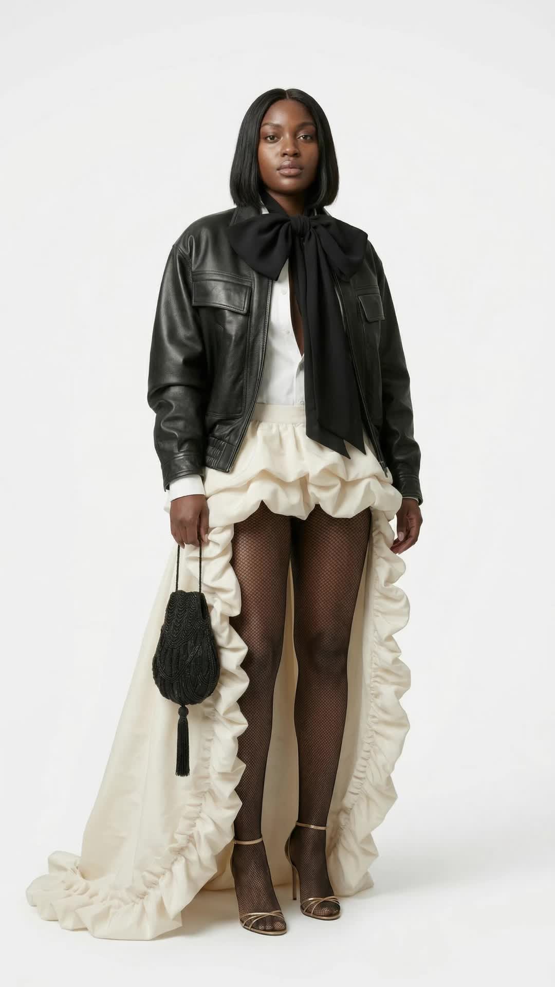 Leather Bow Train
