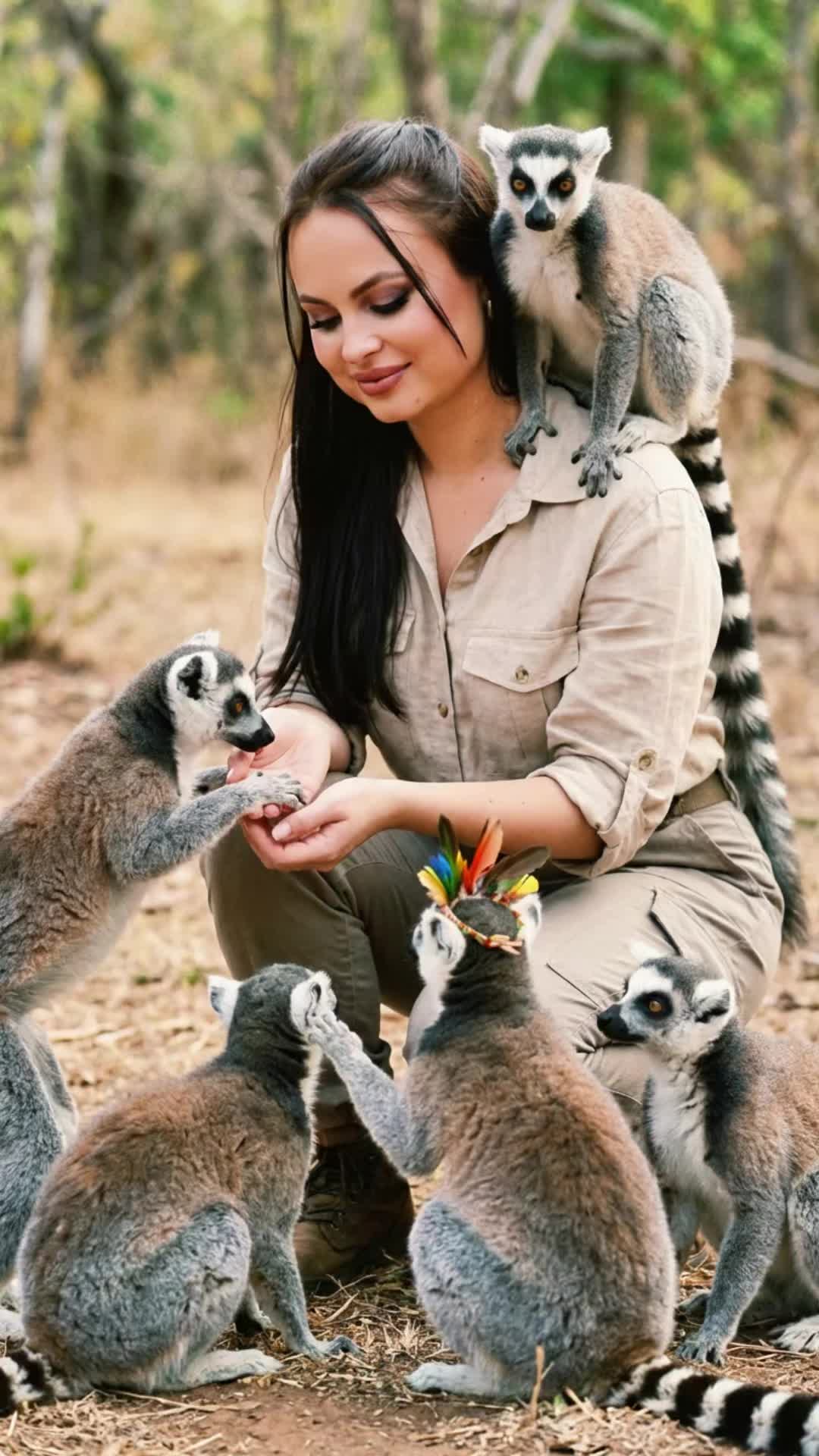 Lemur Circle Crouch