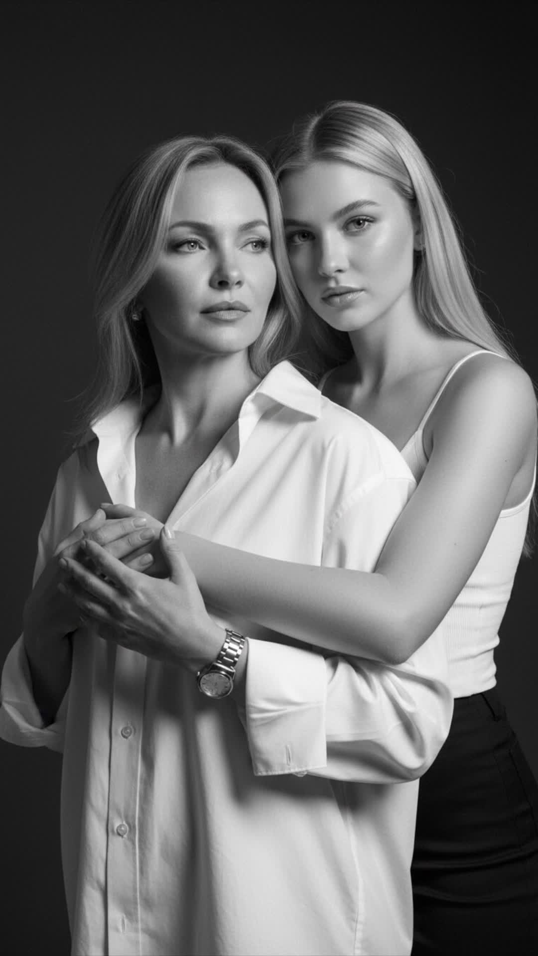 White Shirt Embrace