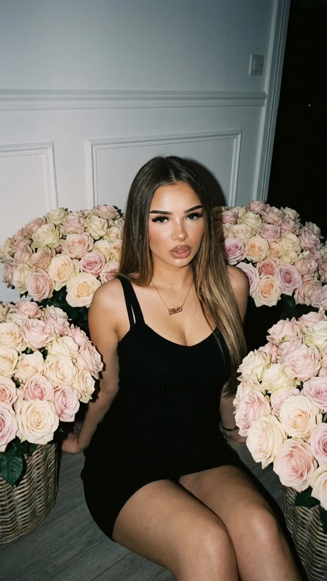 Pastel Rose Baskets