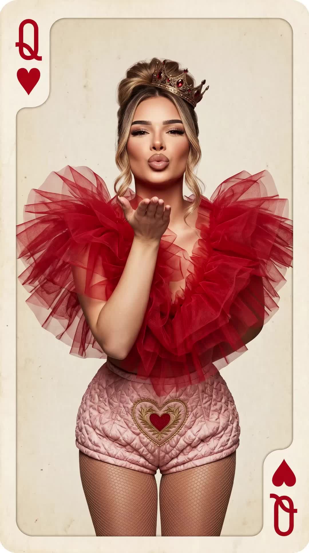 Heart Queen Card