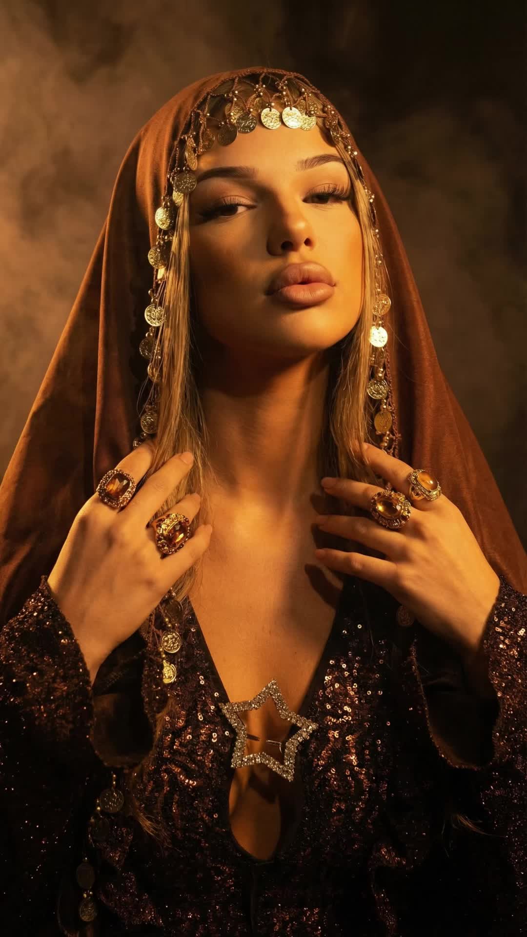 Gold Coin Veil