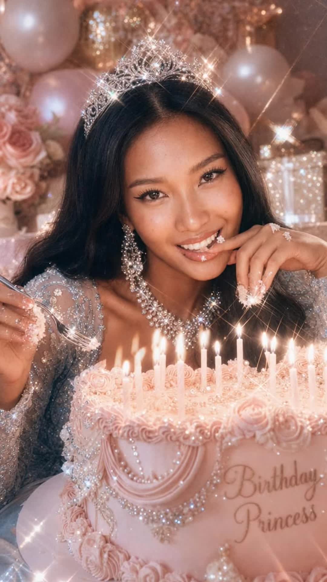 Sparkle Cake Portrait