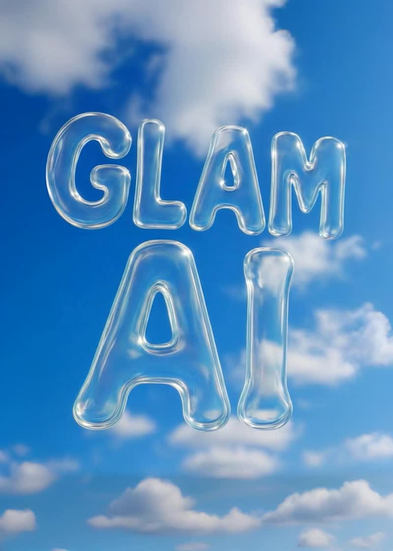 Soap Bubble Letters
