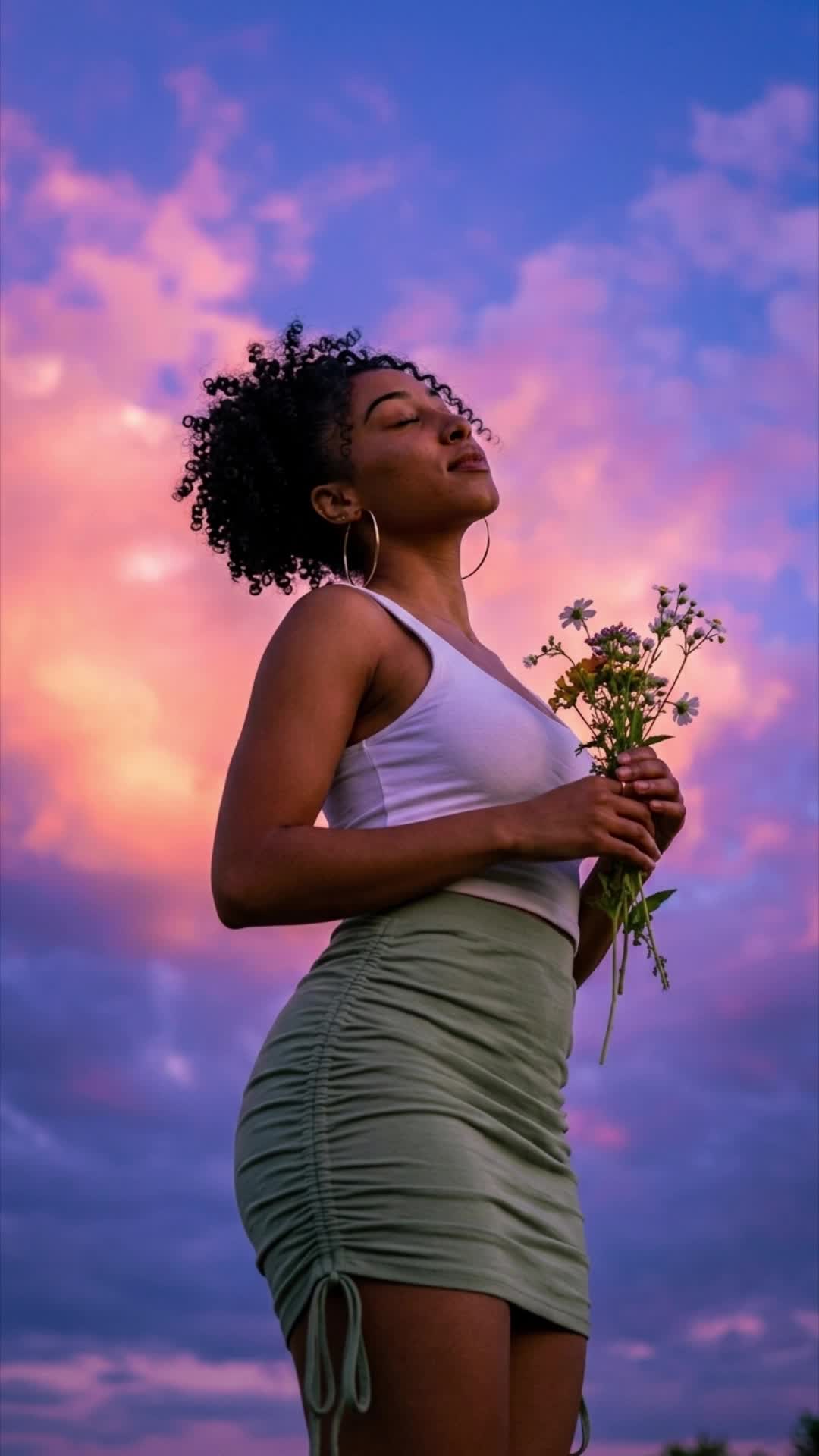 Dusk Wildflower Still