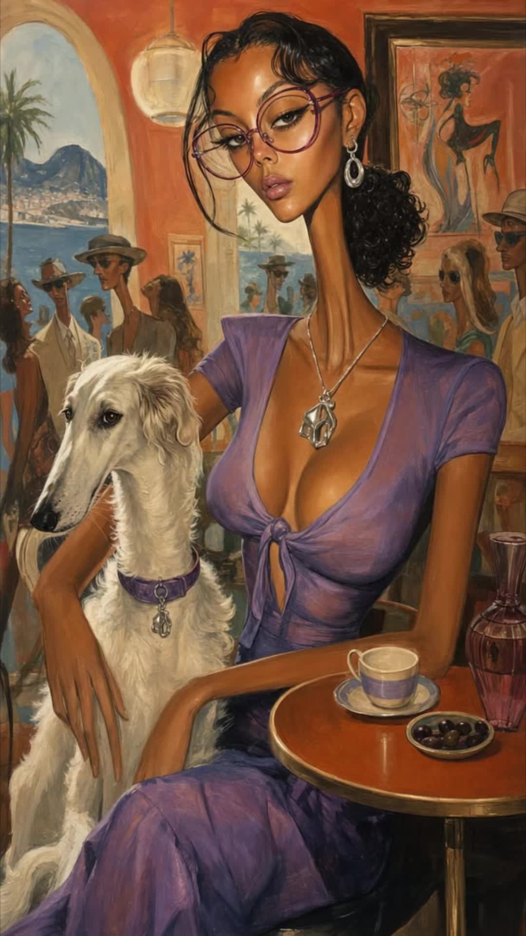Purple Terrace Hound