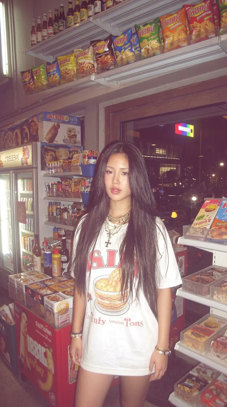 便利店ASIA白Tee