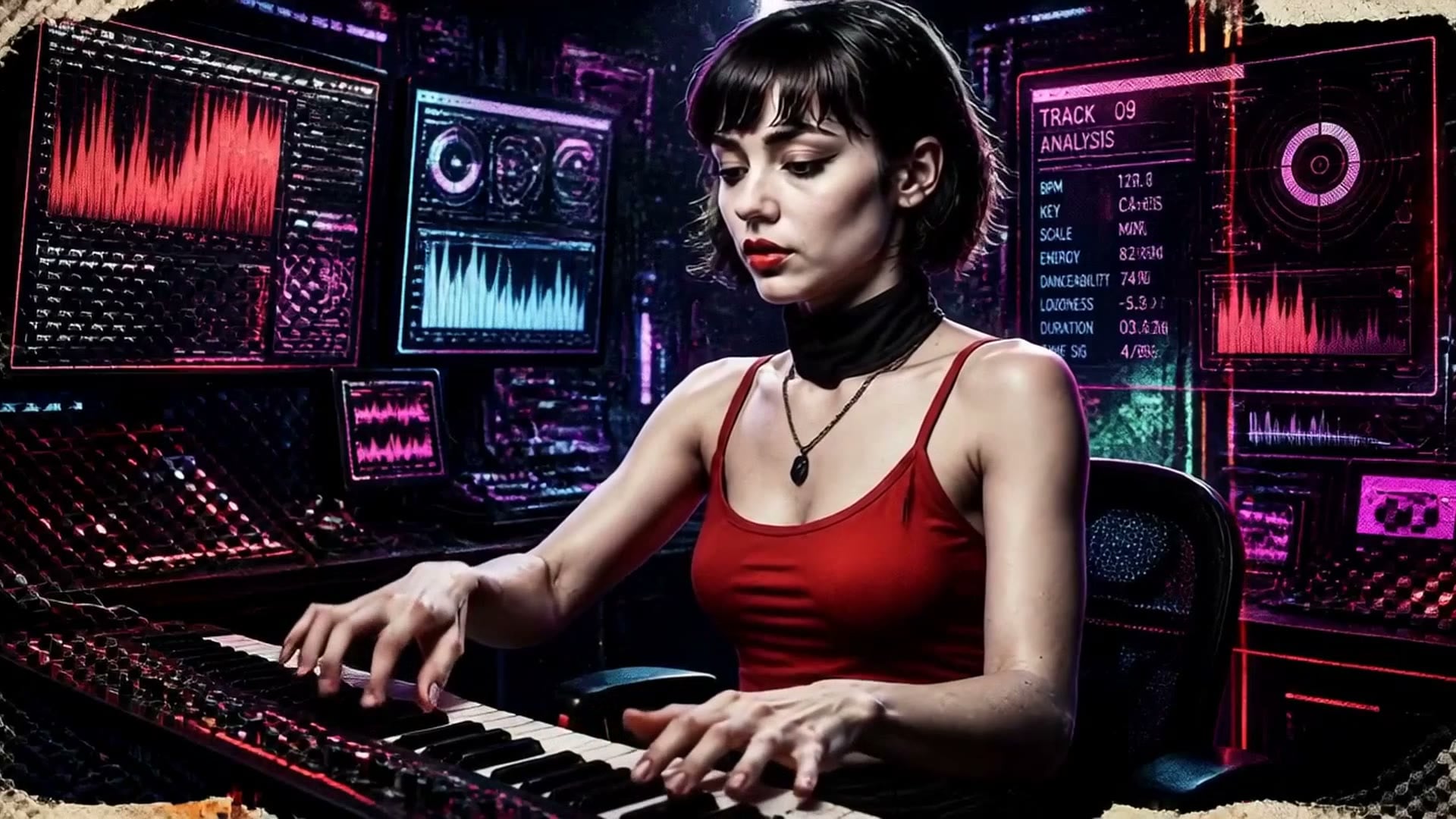 Retro Red Synth