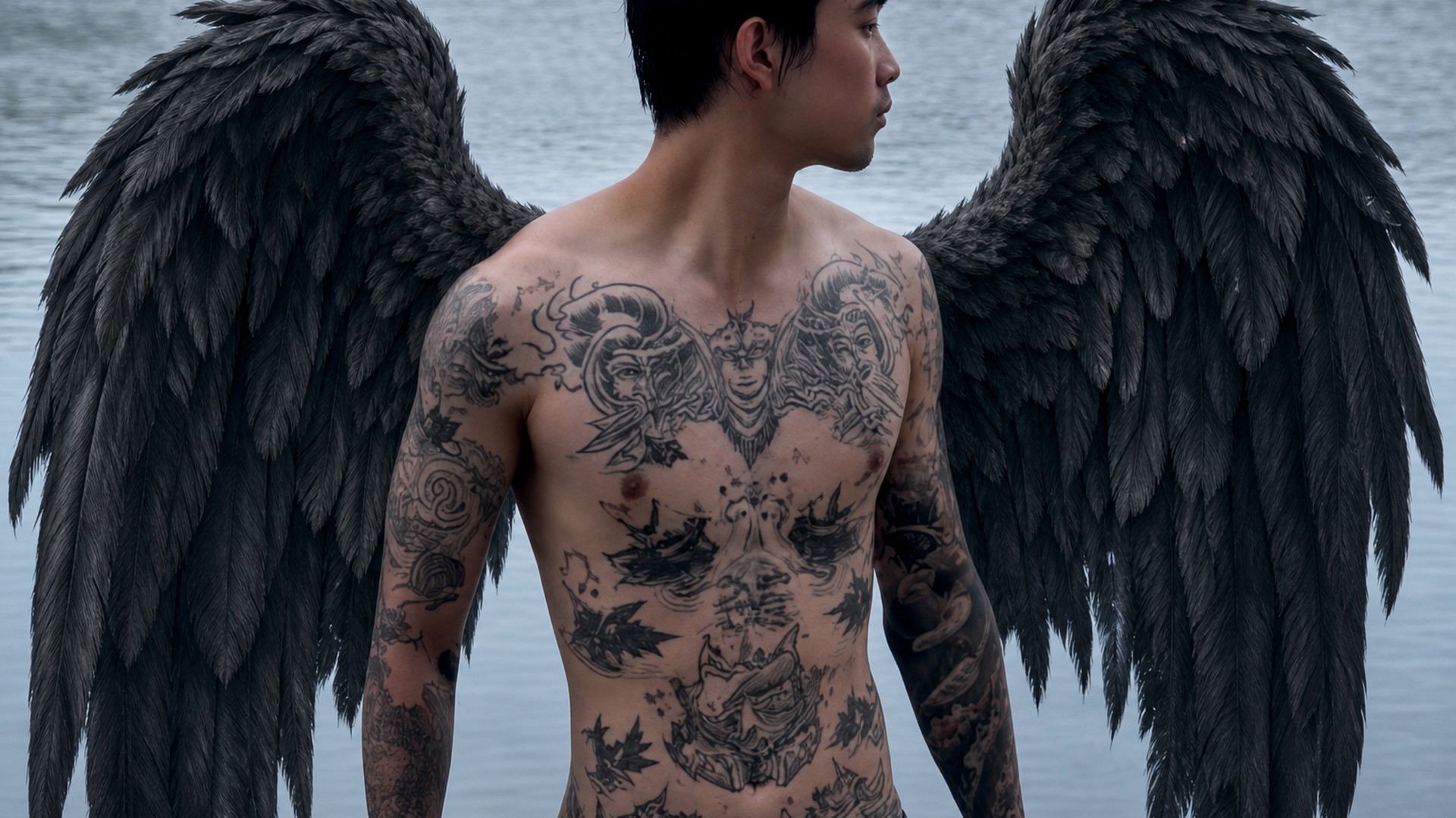 Fantasy Portraits and Dark-Angel Looks