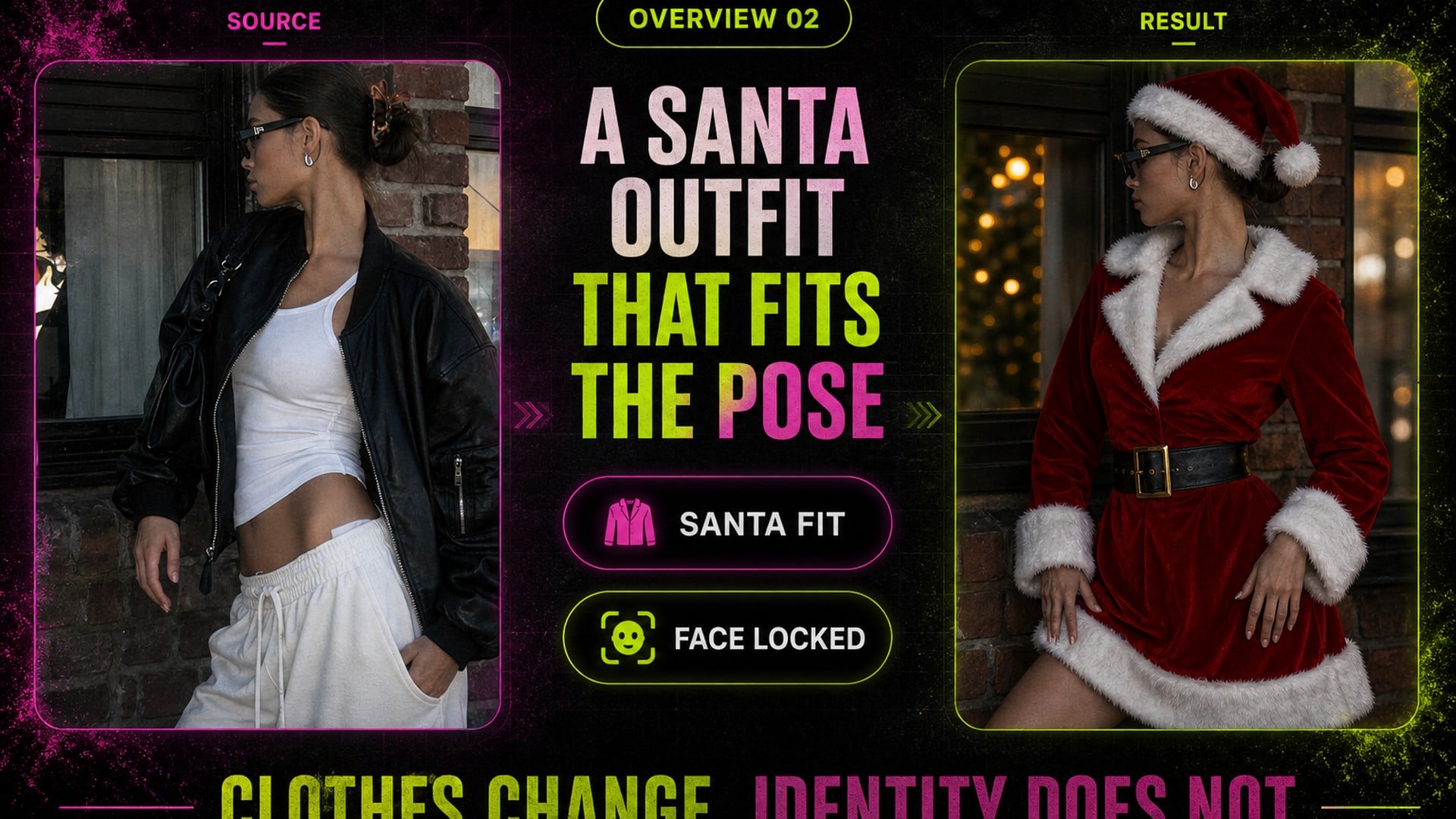 A Santa Outfit That Fits the Pose