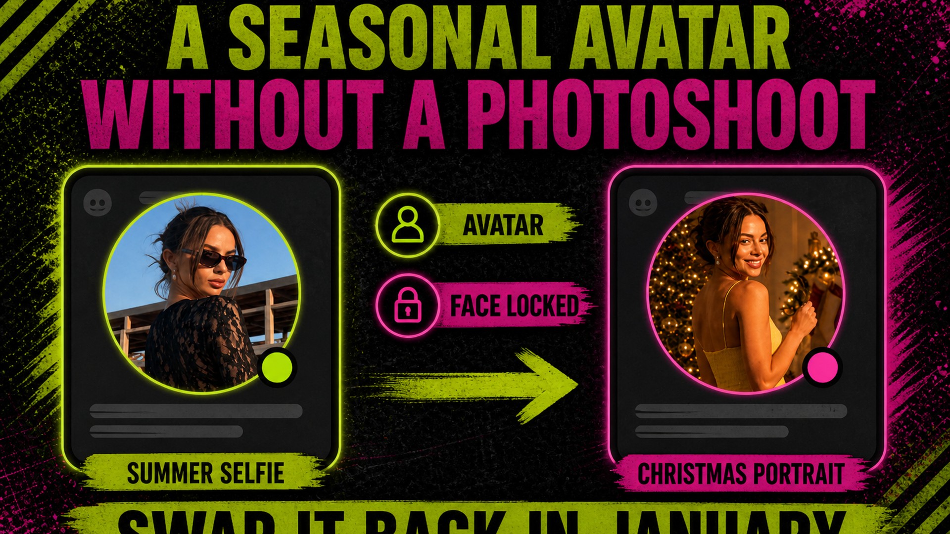 A Seasonal Avatar Without a Photoshoot