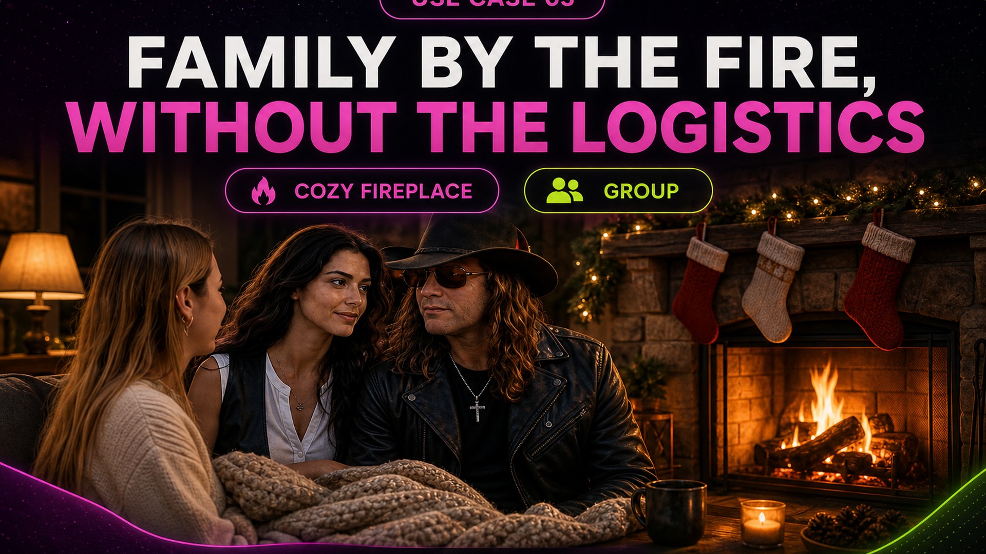 Family by the Fire, Without the Logistics