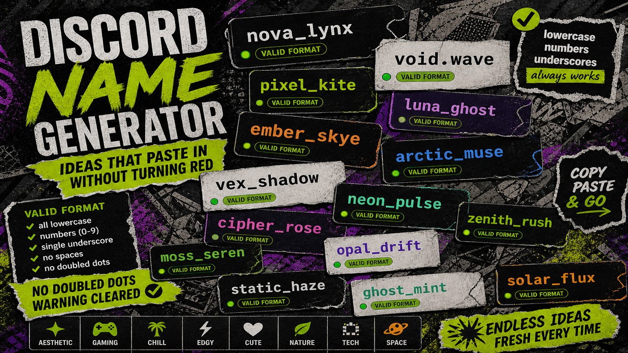 Discord Name Generator