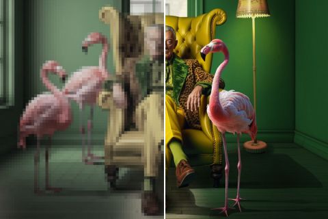 High-Quality AI Upscaling